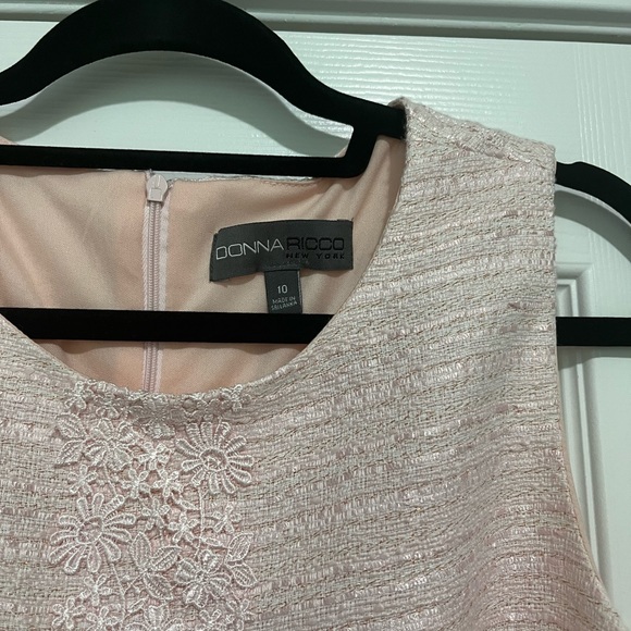 Donna Ricco Shift Dress Size 10 - Picture 3 of 4